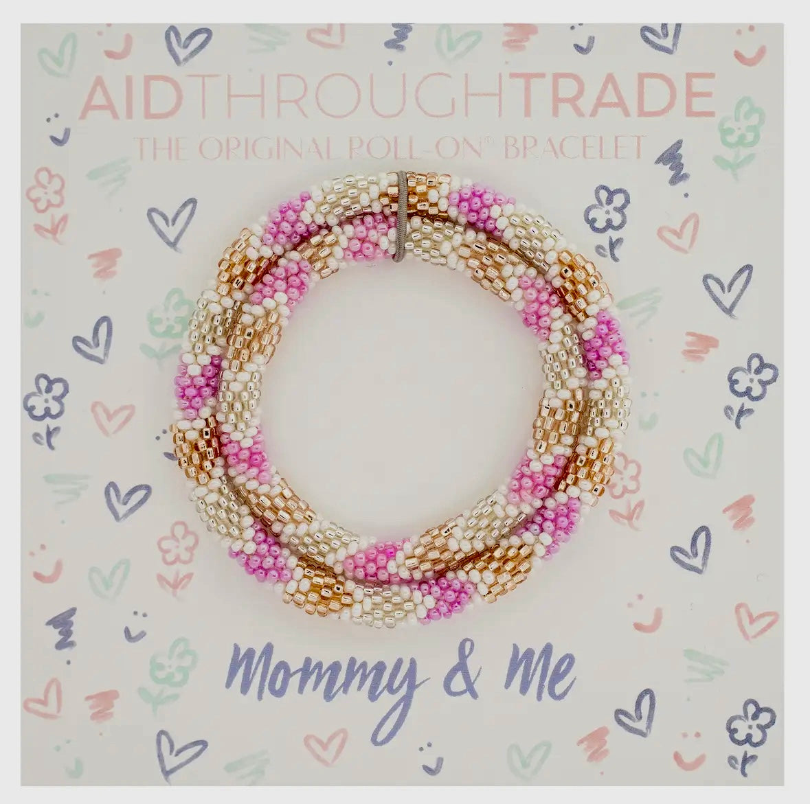 Mommy and Me Bracelet Set (Rose)